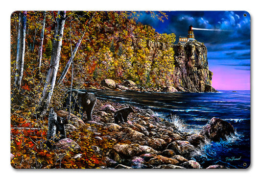 North Shore Visitors, Featured Artists/Jim Hansel Art, Satin, 12 X 18 Inches