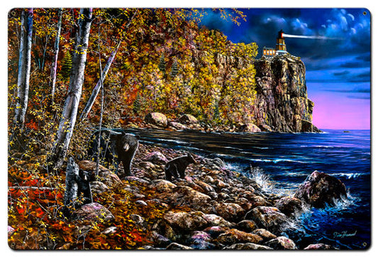North Shore Visitors, Featured Artists/Jim Hansel Art, Satin, 24 X 36 Inches
