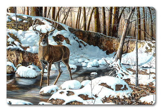 River Bottom Buck, Featured Artists/Jim Hansel Art, Satin, 12 X 18 Inches