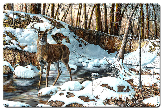 River Bottom Buck, Featured Artists/Jim Hansel Art, Satin, 24 X 36 Inches