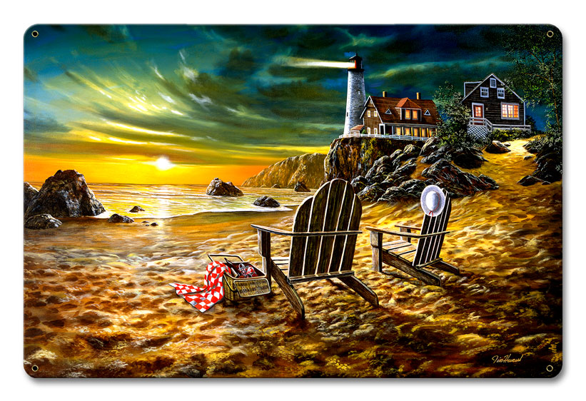 Seaside Rendezvous, Featured Artists/Jim Hansel Art, Satin, 12 X 18 Inches
