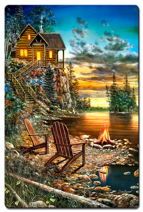 Summer Pleasures, Featured Artists/Jim Hansel Art, Satin, 16 X 24 Inches