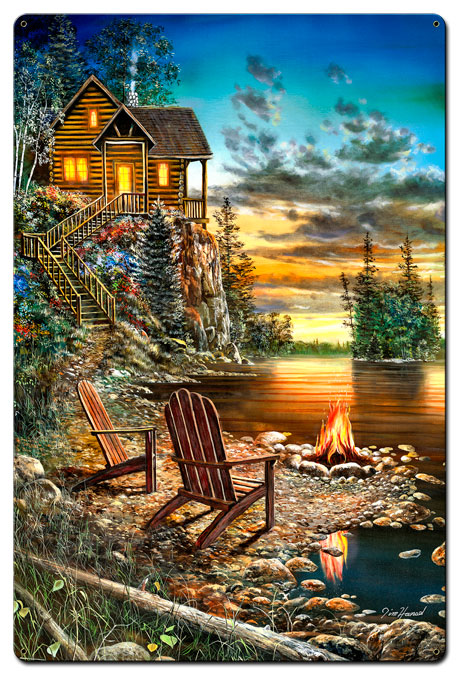 Summer Pleasures, Featured Artists/Jim Hansel Art, Satin, 24 X 36 Inches