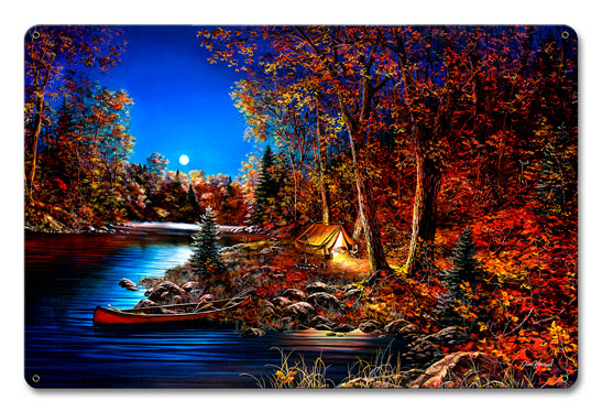 Still Of The Night, Featured Artists/Jim Hansel Art, Satin, 12 X 18 Inches