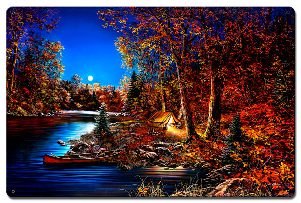Still Of The Night, Featured Artists/Jim Hansel Art, Satin, 16 X 24 Inches