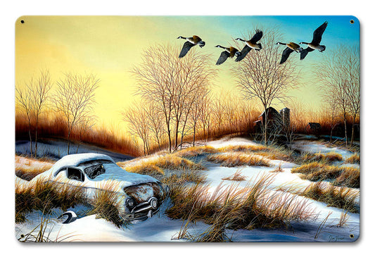 Winter Retreat 2, Nature, Satin, 12 X 18 Inches