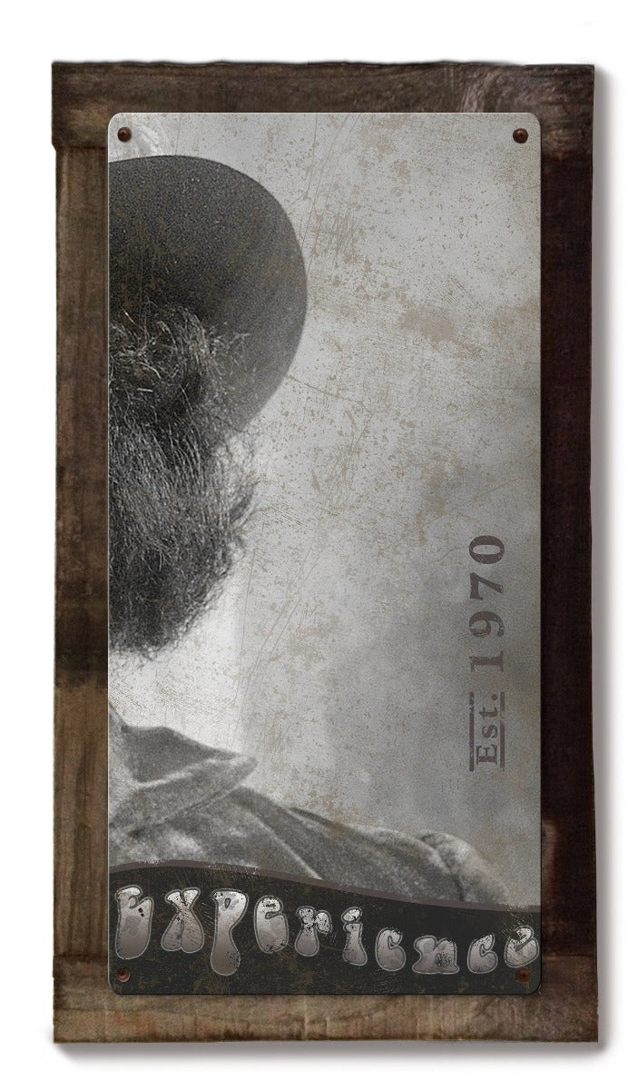 Jimi Hendrix, The Experience, METAL Sign, Triptych, 3 Panel, On American Steel, Optional Barn Wood Frame, Wall Decor, Wall Art, 54"x36"