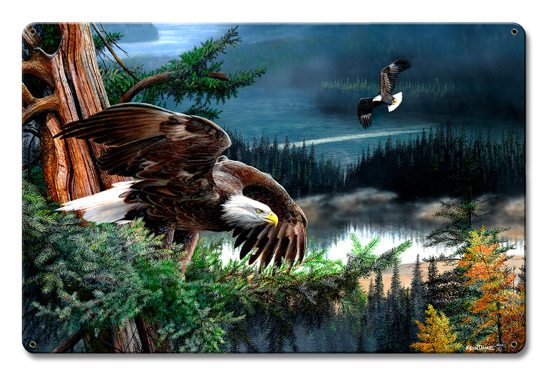 Wings Of Freedom, Featured Artists/Kevin Daniel Art, Satin, 12 X 18 Inches