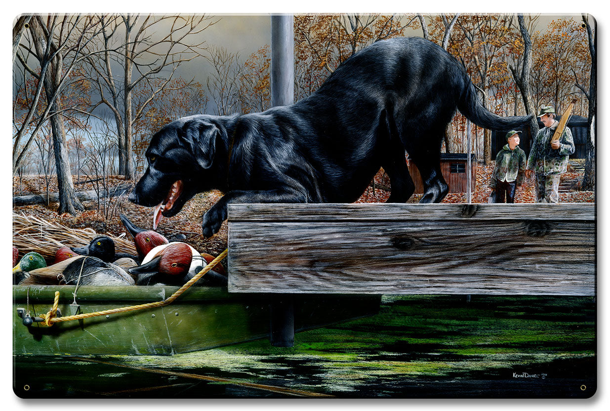 First Hunt, Featured Artists/Kevin Daniel Art, Satin, 16 X 24 Inches