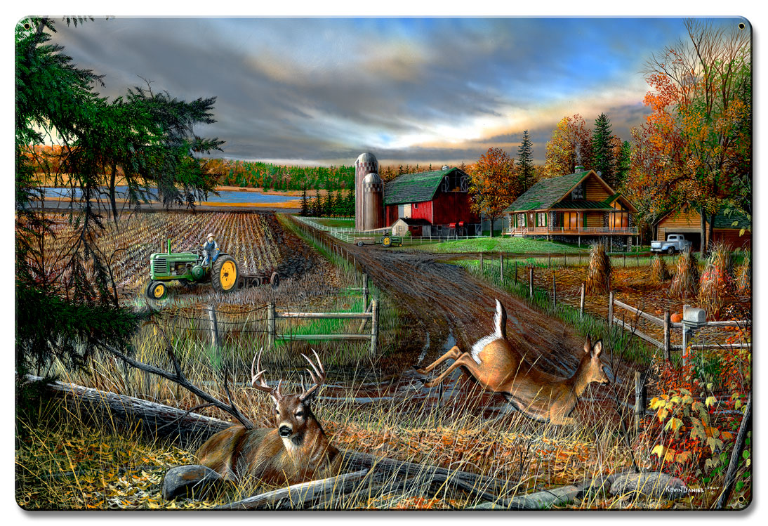 Dream Farm, Featured Artists/Kevin Daniel Art, Satin, 24 X 36 Inches