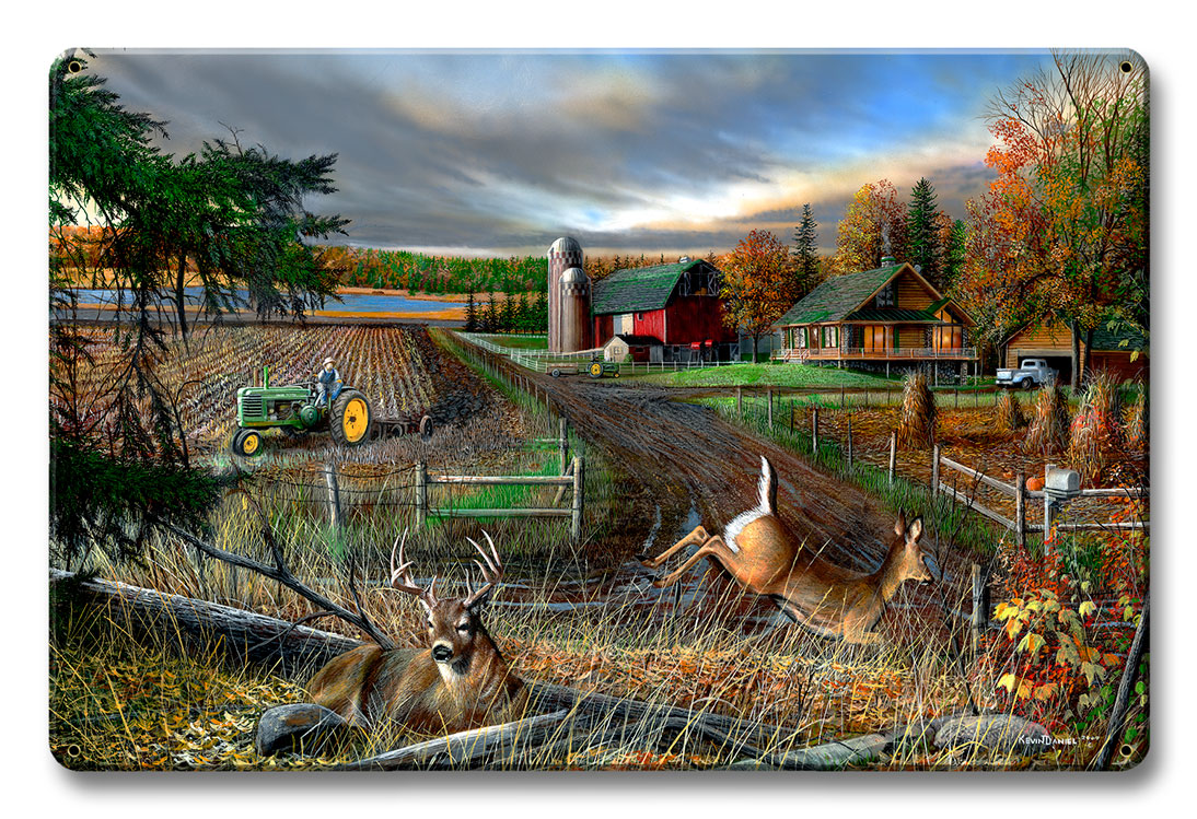 Dream Farm, Featured Artists/Kevin Daniel Art, Satin, 12 X 18 Inches