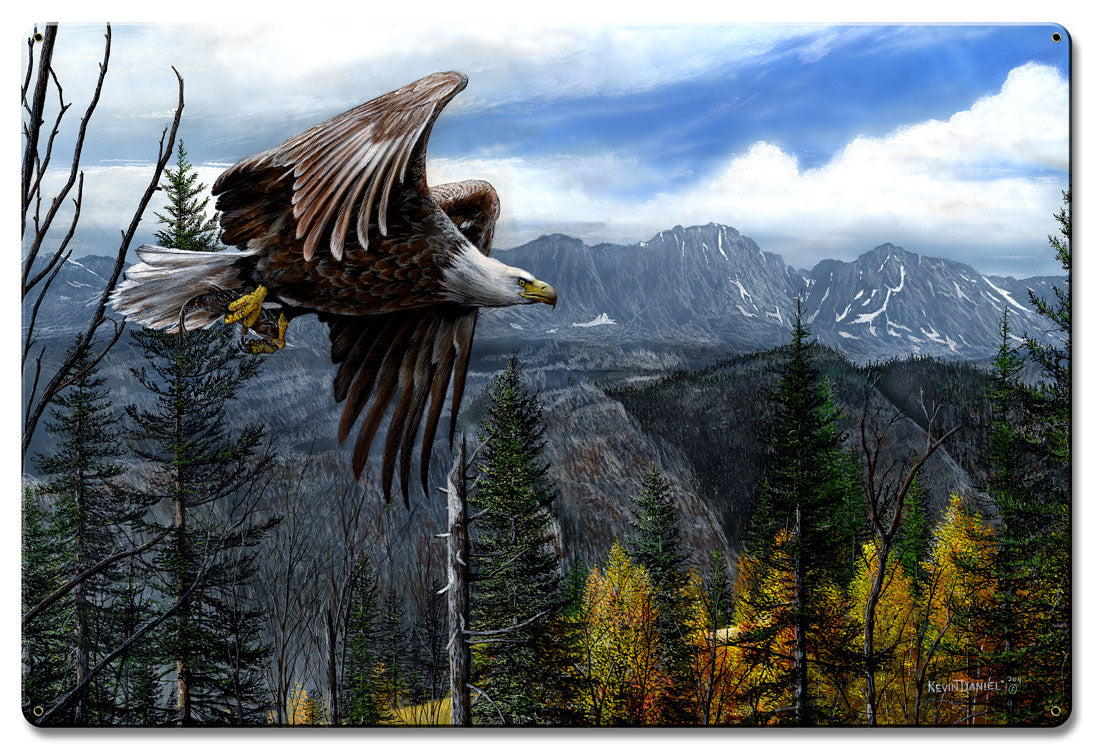 May Freedom Forever Fly, Featured Artists/Kevin Daniel Art, Satin, 24 X 36 Inches