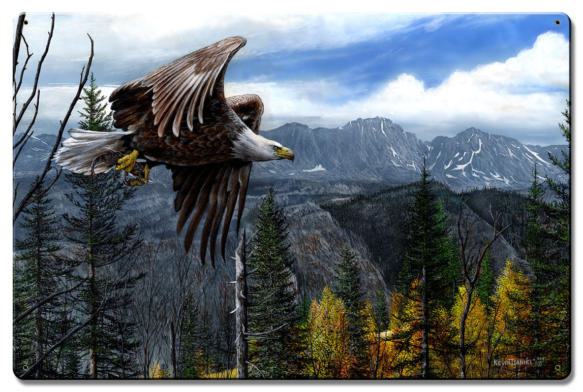 May Freedom Forever Fly, Featured Artists/Kevin Daniel Art, Satin, 16 X 24 Inches