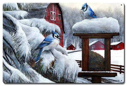 Blue Jays, Featured Artists/Kevin Daniel Art, Satin, 16 X 24 Inches