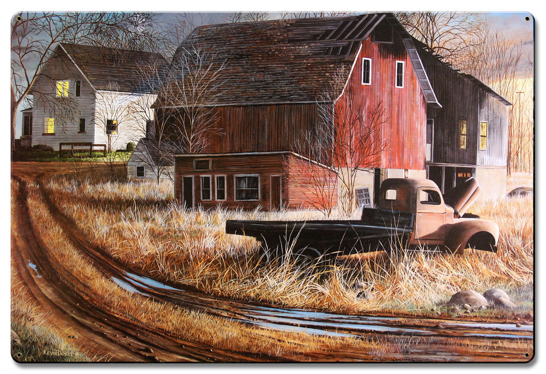 Barnyard Tussle No Pheasants, Featured Artists/Kevin Daniel Art, Satin, 24 X 36 Inches