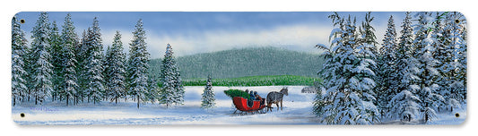 Winter Scene, Featured Artists/Kevin Daniel Art, Satin, 20 X 5 Inches