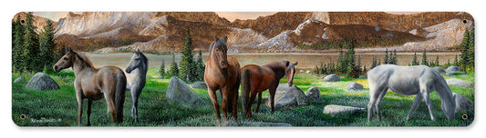 Horse Pack, Featured Artists/Kevin Daniel Art, Satin, 20 X 5 Inches
