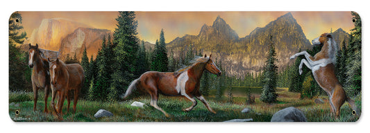 Horse Pack, Featured Artists/Kevin Daniel Art, Satin, 24 X 8 Inches