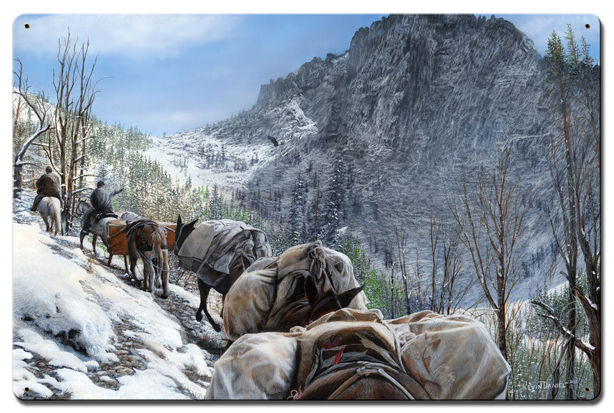Bighorn Pass, Featured Artists/Kevin Daniel Art, Satin, 24 X 16 Inches