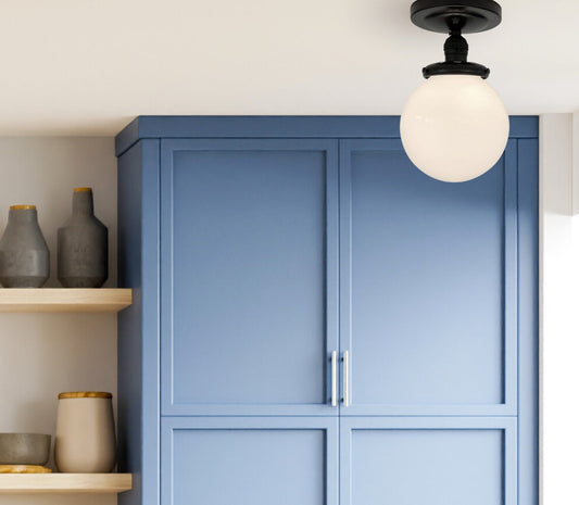 Globe CEILING LIGHT of Schoolhouse Details