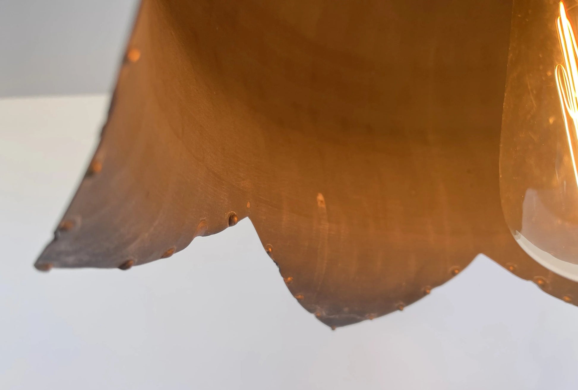 Large Lotus Galvanized Ceiling Light