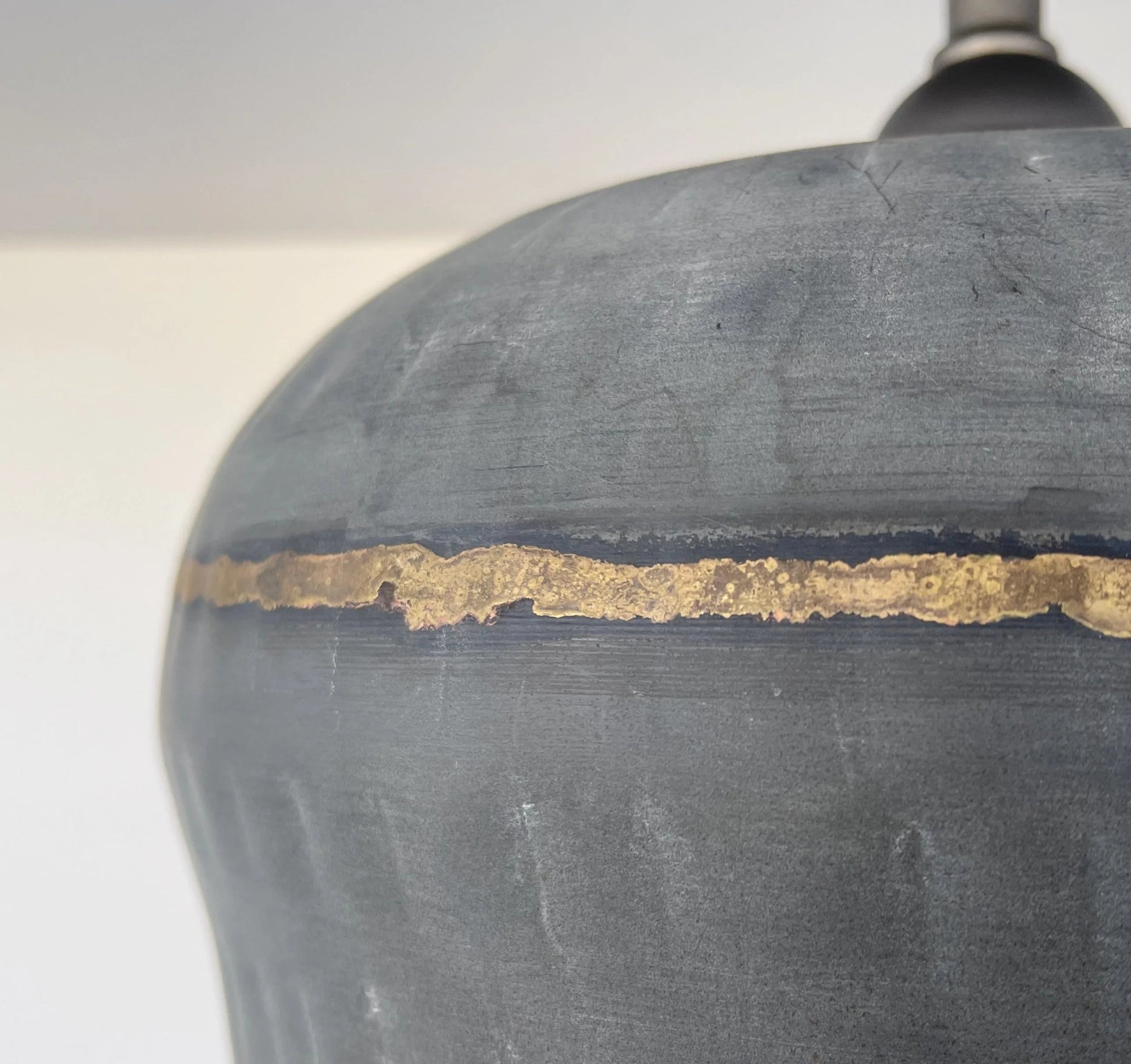 Large Lotus Galvanized Ceiling Light