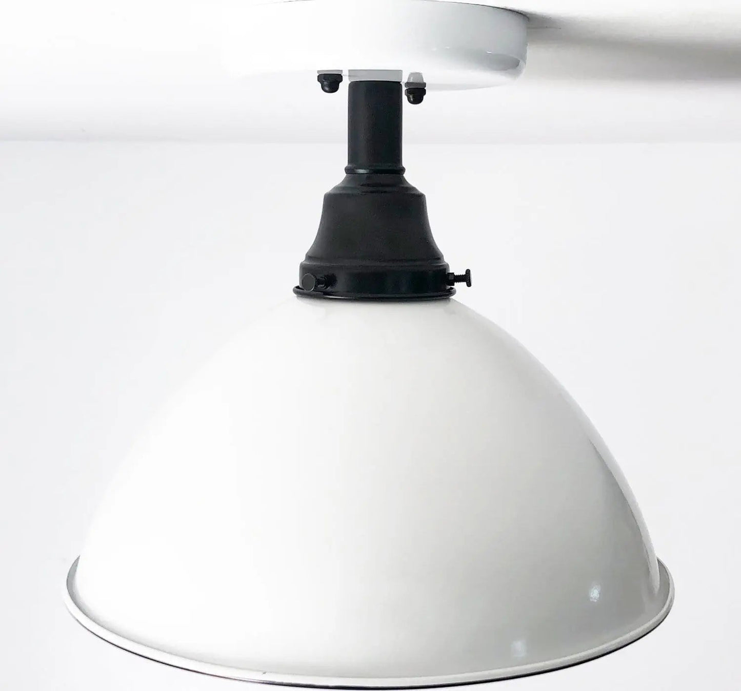 Large White Enamel Modern Farmhouse Ceiling Lighting