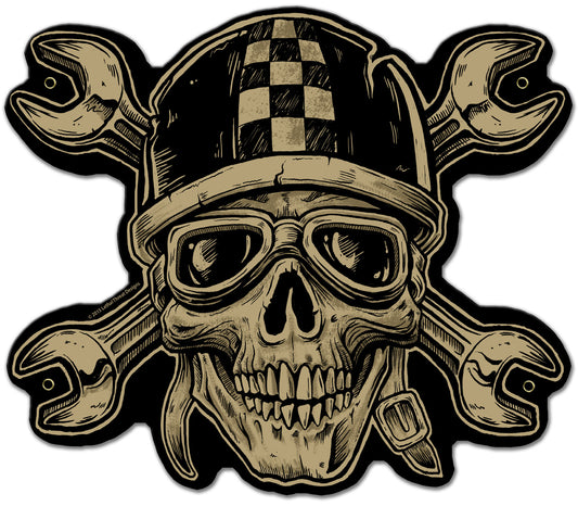 Crossed Wrench, , Custom Metal Shape, 12 X 18 Inches