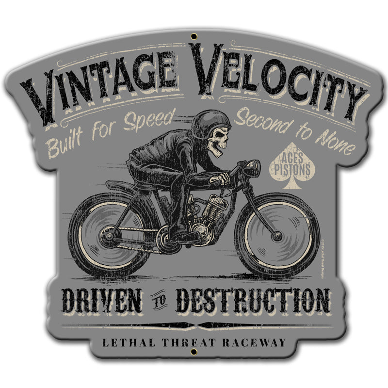 Driven to Destruction, , Custom Metal Shape, 18 X 16 Inches