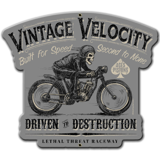 Driven to Destruction, , Custom Metal Shape, 18 X 16 Inches