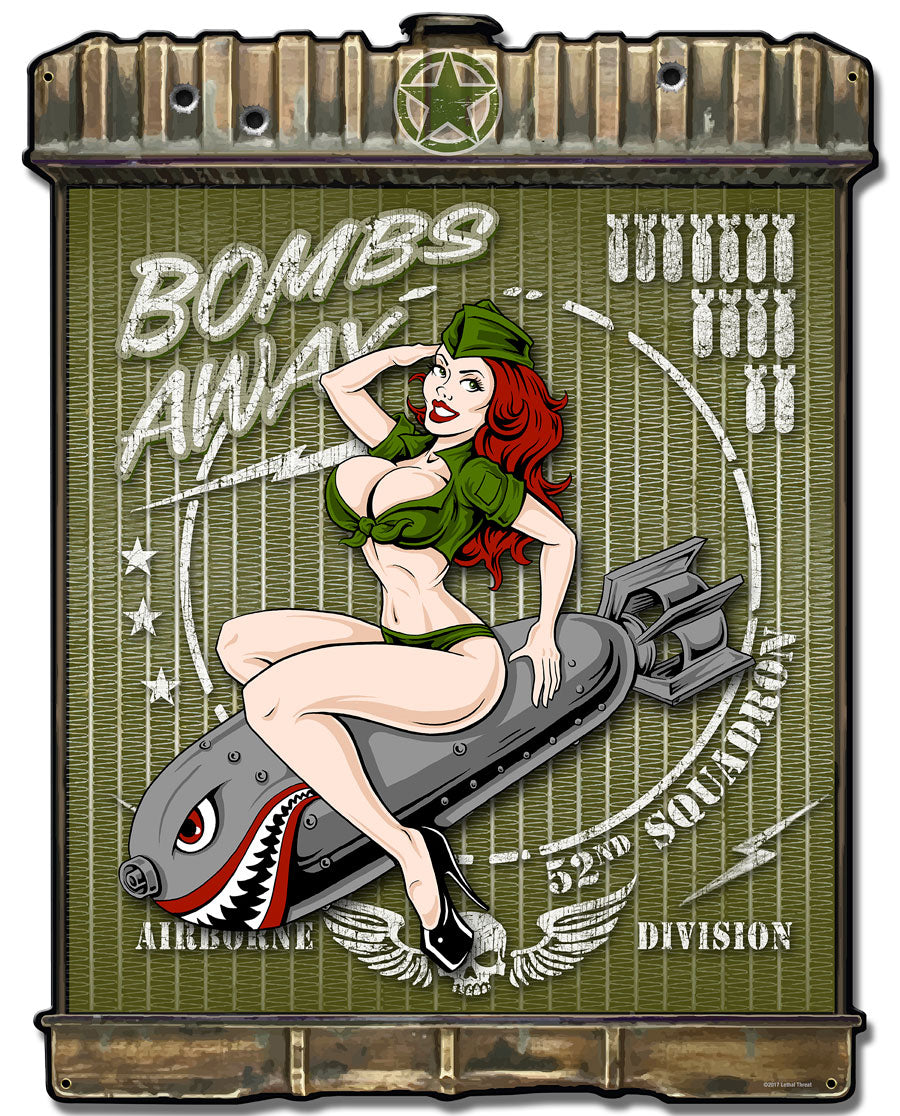 Radiator Bombs Away, Featured Artists/Lethal Threat, Plasma, 24 X 32 Inches