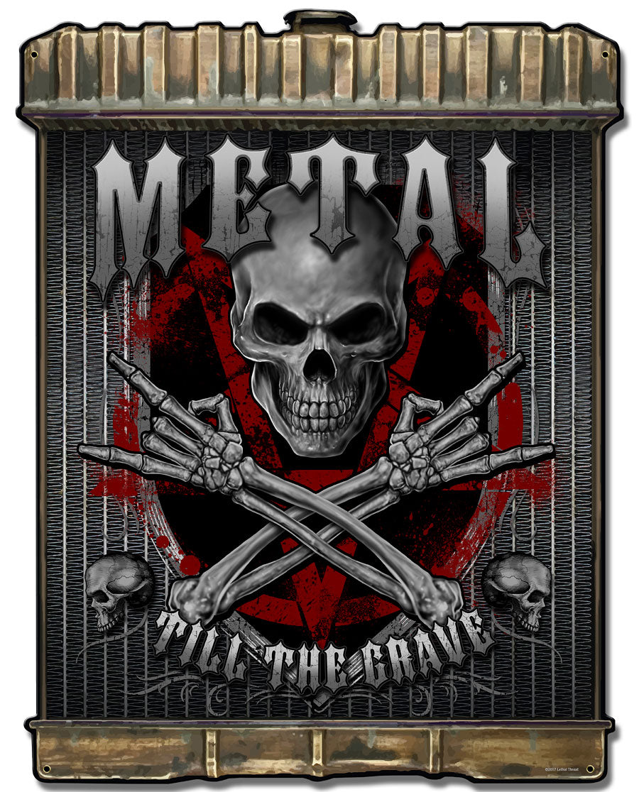 Radiator Heavy Metal, Featured Artists/Lethal Threat, Plasma, 24 X 32 Inches