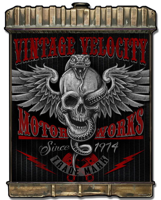 Radiator Snake Skull, Featured Artists/Lethal Threat, Plasma, 24 X 32 Inches