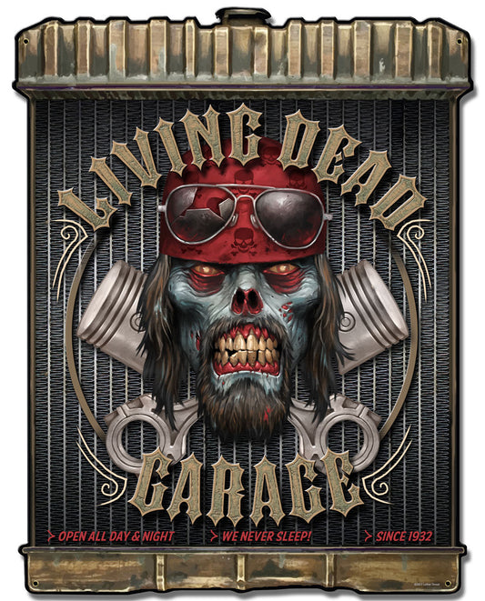 Radiator Zombie, Featured Artists/Lethal Threat, Plasma, 24 X 32 Inches