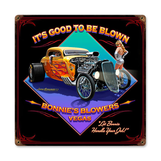 Good to be Blown, Automotive, Vintage Metal Sign, 12 X 12 Inches