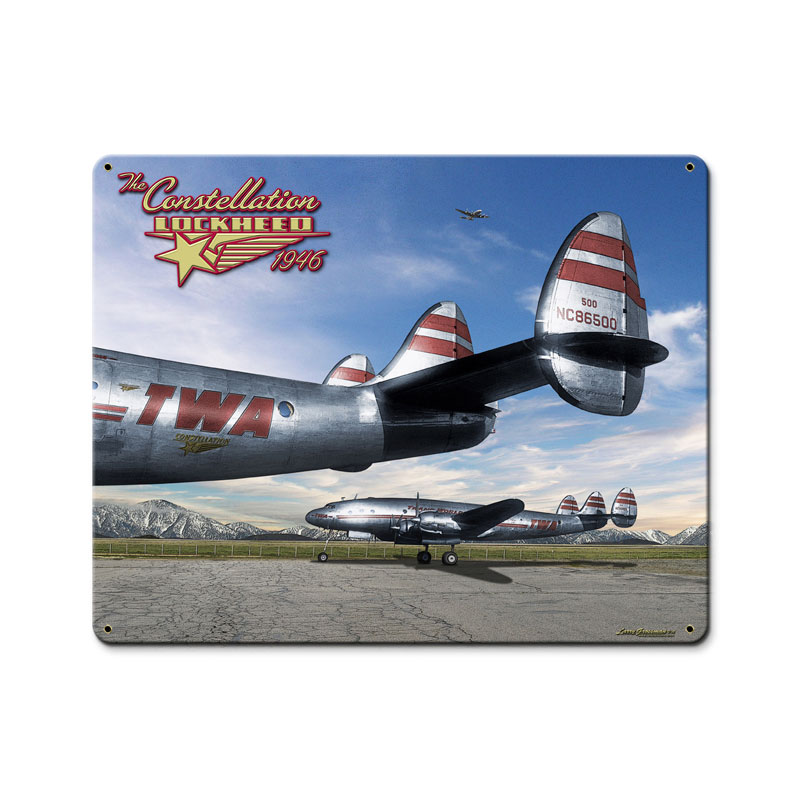 Constellation, Aviation, Metal Sign, 15 X 12 Inches