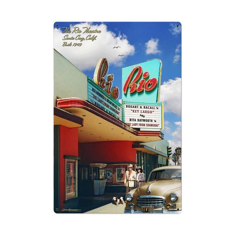 Rio Theatre, Metal Sign, Metal Sign, 24 X 36 Inches