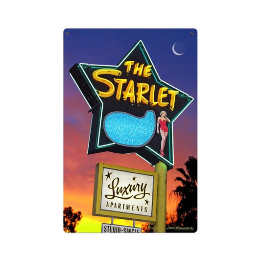 The Starlet, Metal Sign, Metal Sign, 12 X 18 Inches