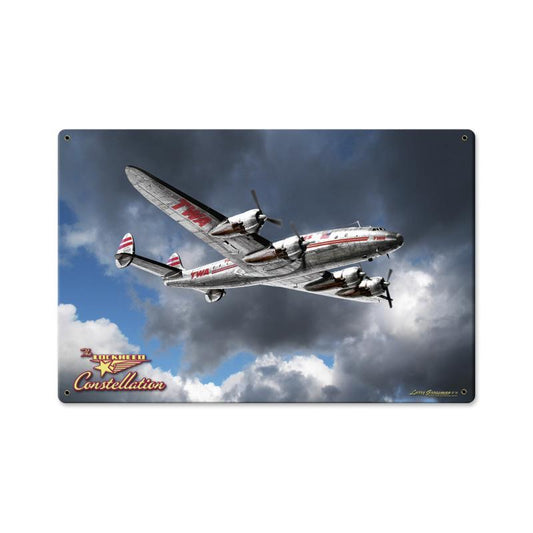 Lockheed Constellation 36x24, Allied Military, Metal Signs, 36 X 24 Inches