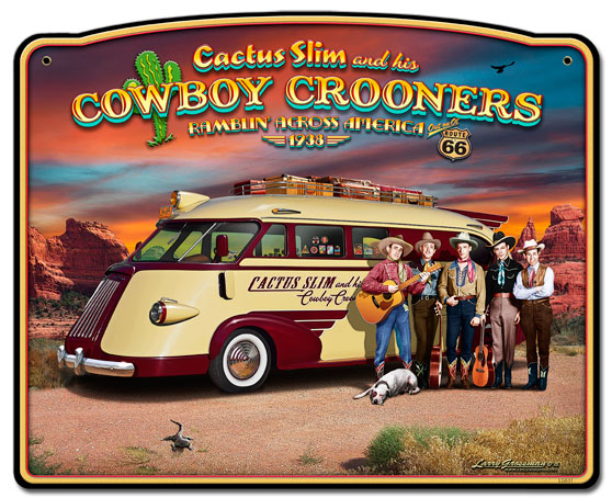 CACTUS SLIM, Licensed Products/Larry Grossman, PLASMA, 25 X 16 Inches