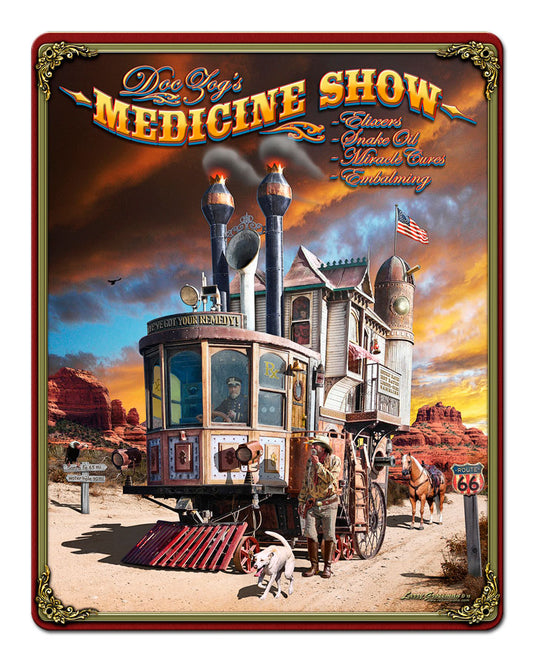 Doc Zog Satin 24X30, Country Western Farm Ranch, SATIN METAL SIGN , 24 X 30 Inches