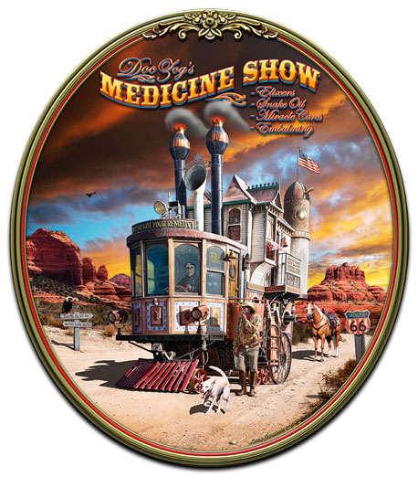 Doc Zog Plasma Oval Shape 12X14, Country Western Farm Ranch, PLASMA, 12 X 14 Inches