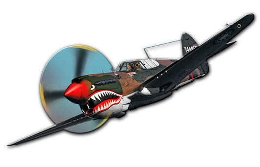 Flying Tiger Plasma Shape, Aviation, PLASMA, 16 X 10 Inches