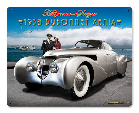Dubonnet, Automotive, Vintage Metal Sign, 15 X 12 Inches