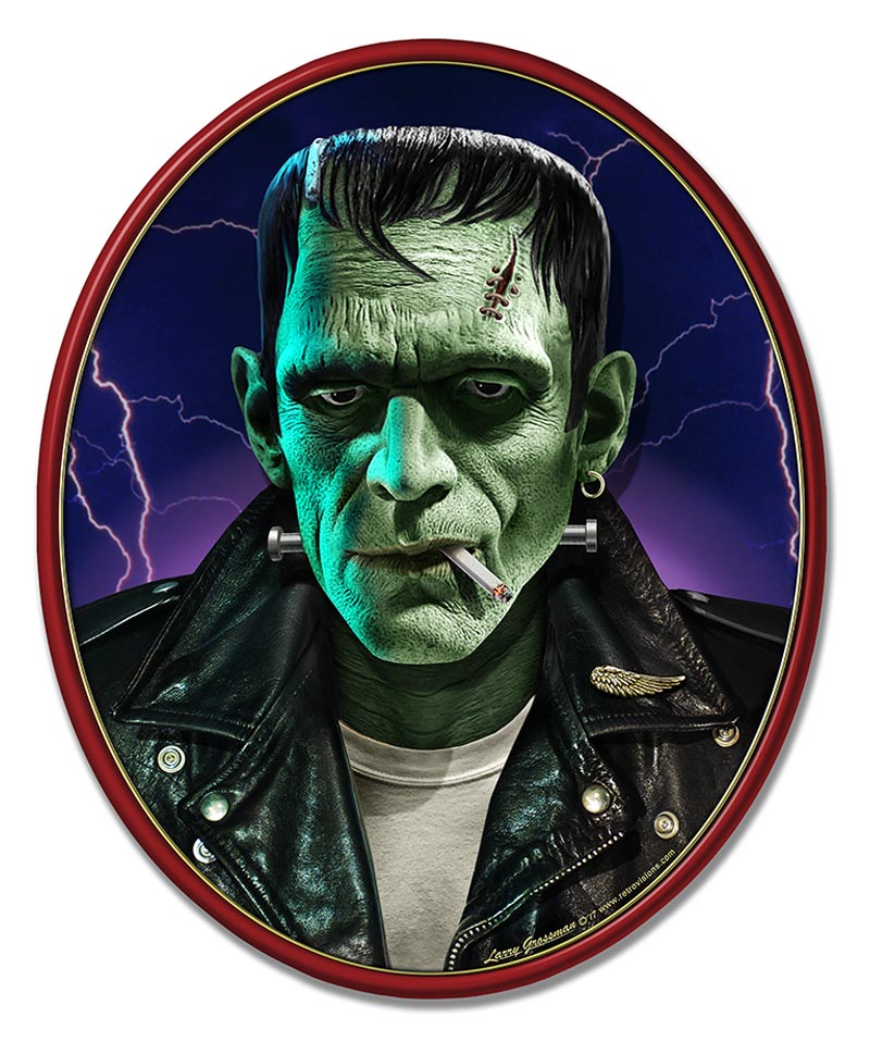 3-D Frankie Boy, Featured Artists/All American Art by Larry Grossman, 3D, 14 X 17 Inches