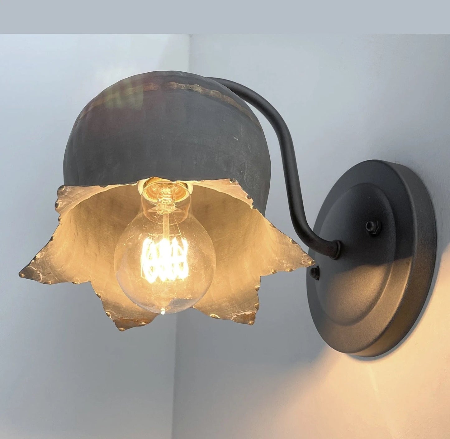 Lotus Farmhouse Wall Sconce Light