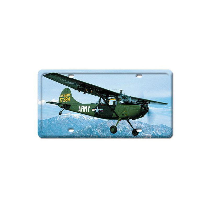L19 Bird Dog, Aviation, License Plate, 6 X 12 Inches