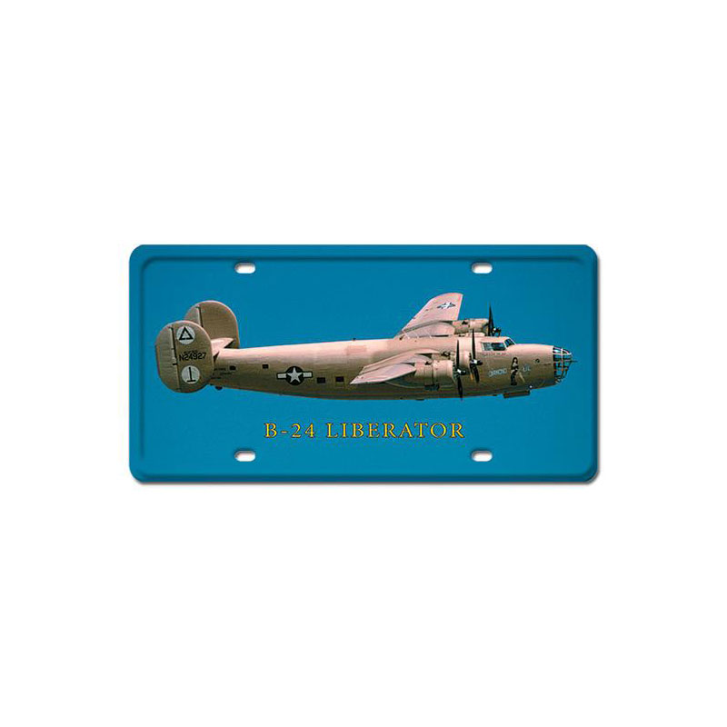 B-24 Liberator, Aviation, License Plate, 6 X 12 Inches