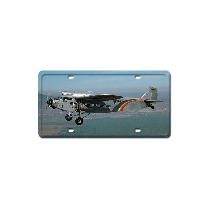 TRIMOTOR, Aviation, License Plate, 6 X 12 Inches