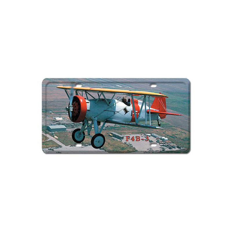 F4B-3, Aviation, License Plate, 6 X 12 Inches